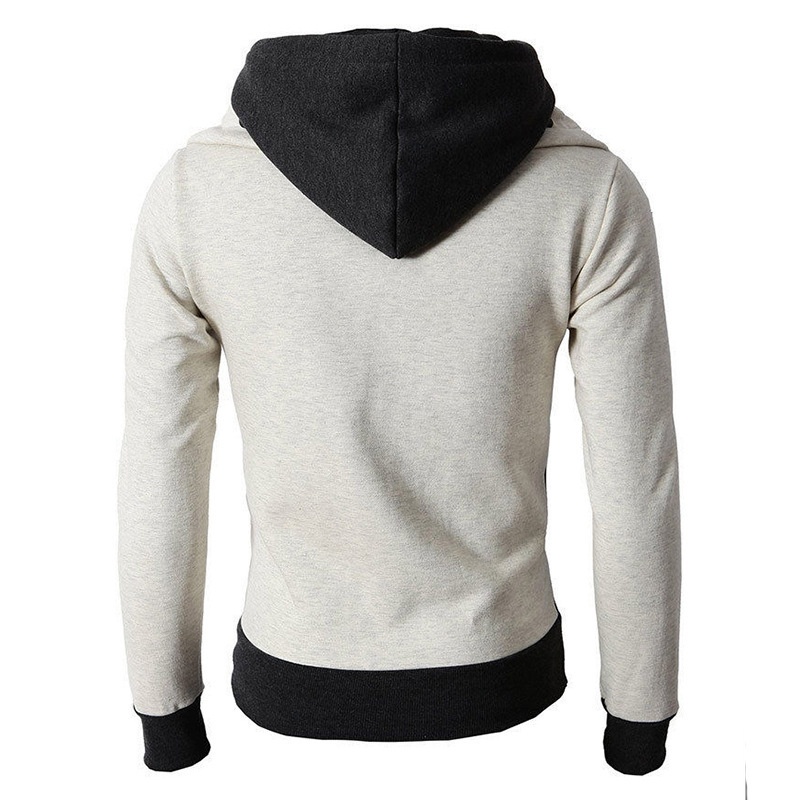 001 Buitenlandse handel Mode Buitensport Heren Capuchon Sweatshirt Broek Herfst Winter Casual Tweedelig Jasje Jeugdset_voghion.com