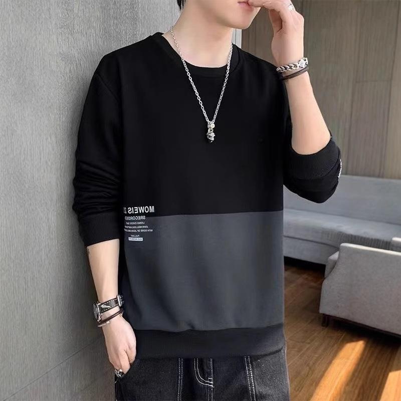 Ragazzo Abbigliamento primaverile e felpa transfrontaliero alla moda Camicia a maniche lunghe ampia Strato di base versatile Stile coreano Autunno_voghion.com