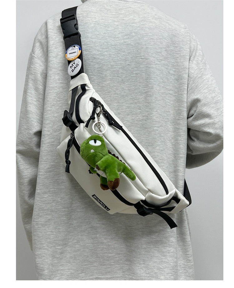 001 Nuova borsa a tracolla semplice, casual, alla moda, sportiva, per studenti, versatile, a tracolla per donna, per telefono da uomo, marsupio_voghion.com