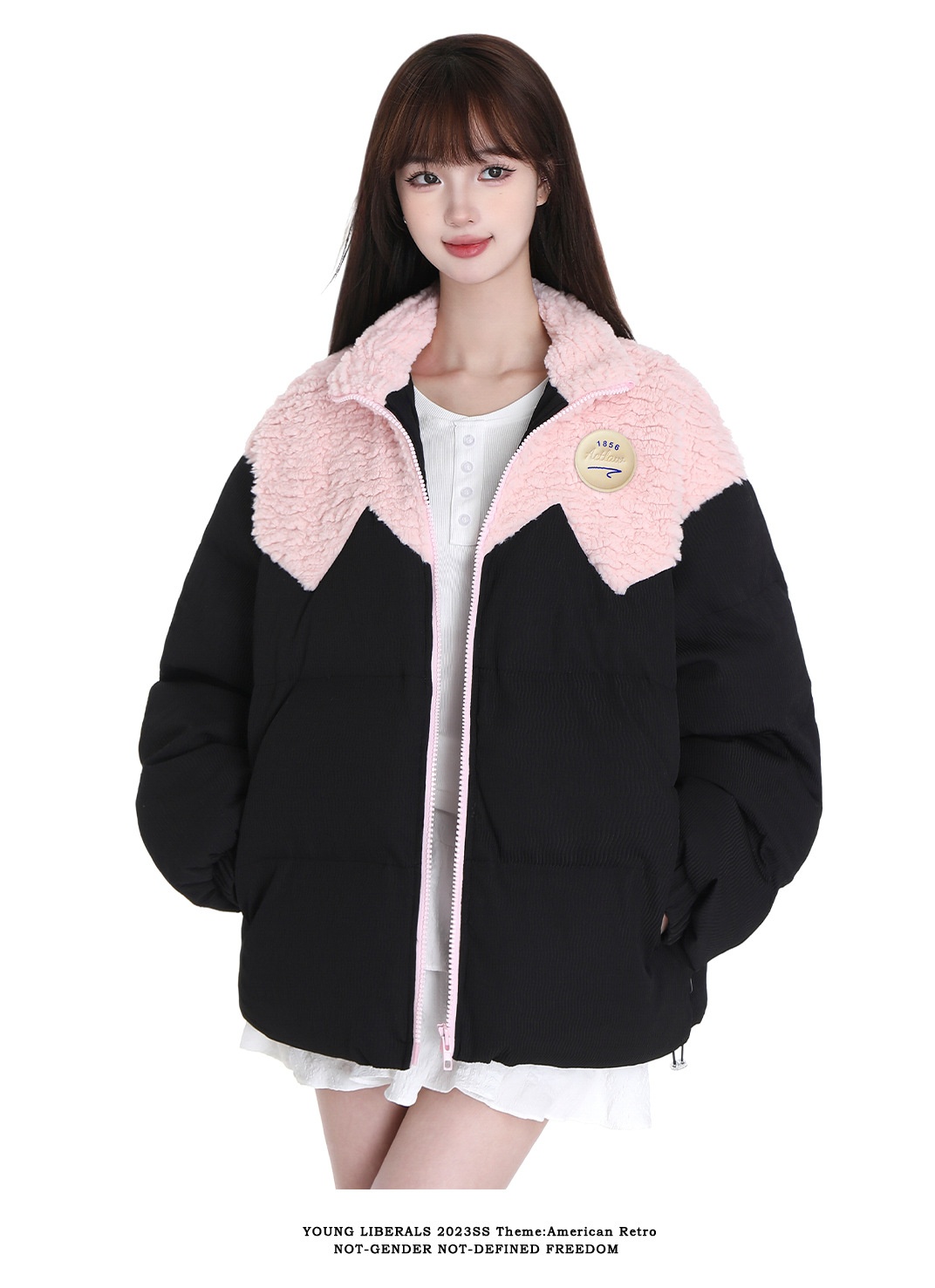 ChicShe ACTORWET Thickened Puffer Jacket 2023 New Fashionable Cotton Coat For Petite Women Sweet Socialite Style_voghion.com