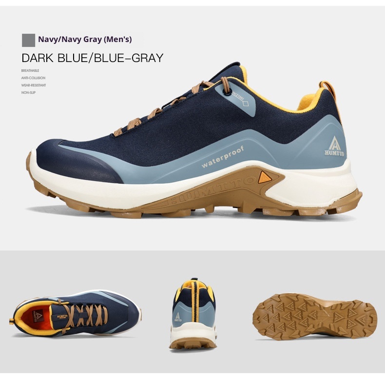 Chaussures ShoeGlobe Hantu imperméables pour hommes, légères et respirantes, idéales pour l'été, les jours de pluie, antidérapantes et amortissantes pour le sport et la randonnée en extérieur. Idéales pour l'été, les activités de plein air et les journées pluvieuses._voghion.com