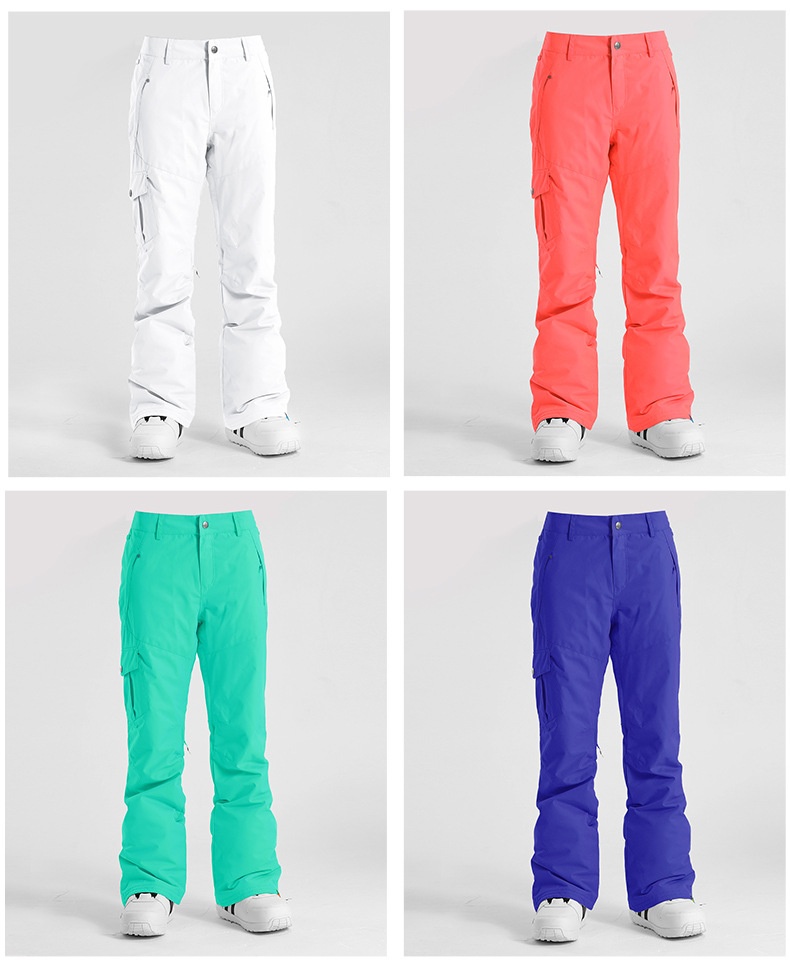 001 Gsousnow da donna, pantaloni da sci da snowboard, antivento, impermeabili, spessi e caldi, pantaloni da neve da donna_voghion.com