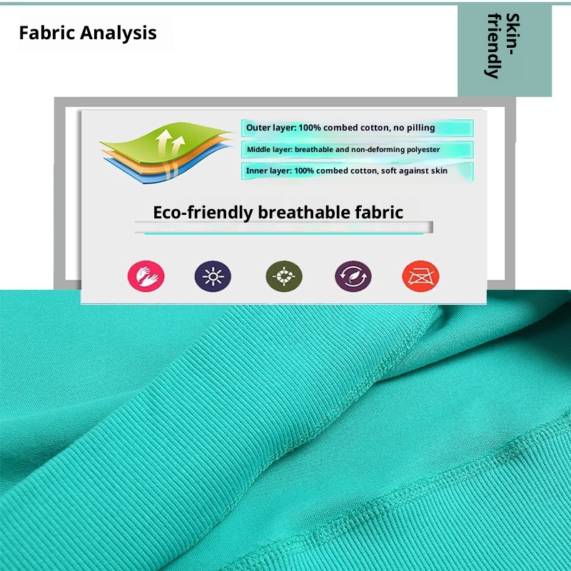 Sudadera unisex oversize de algodón saludable de 300 g, color liso, cuello redondo y hombros caídos. Ideal para padres e hijos._voghion.com