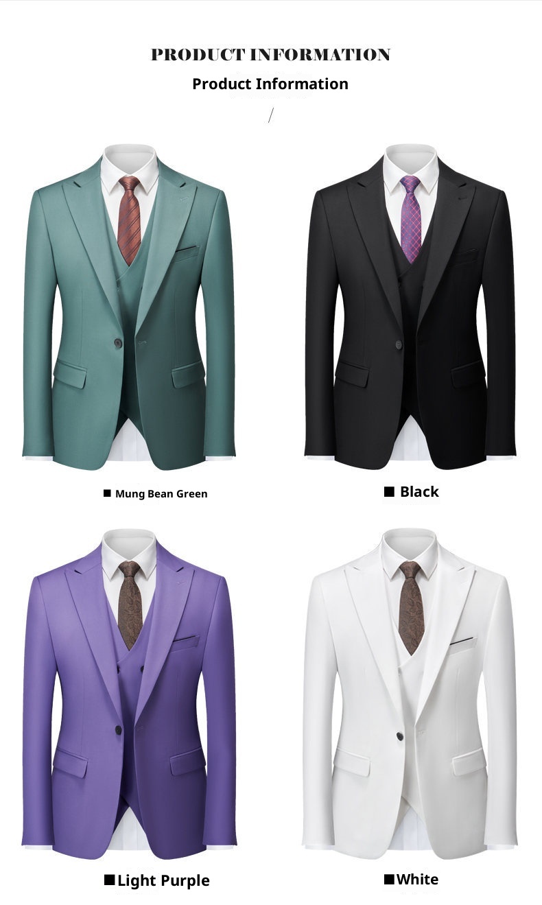 jongen Nieuwe stijl Buitenlandse handel Heren Dubbelrijs Vest Driedelige Set Plus Size Pak Groothandel_voghion.com