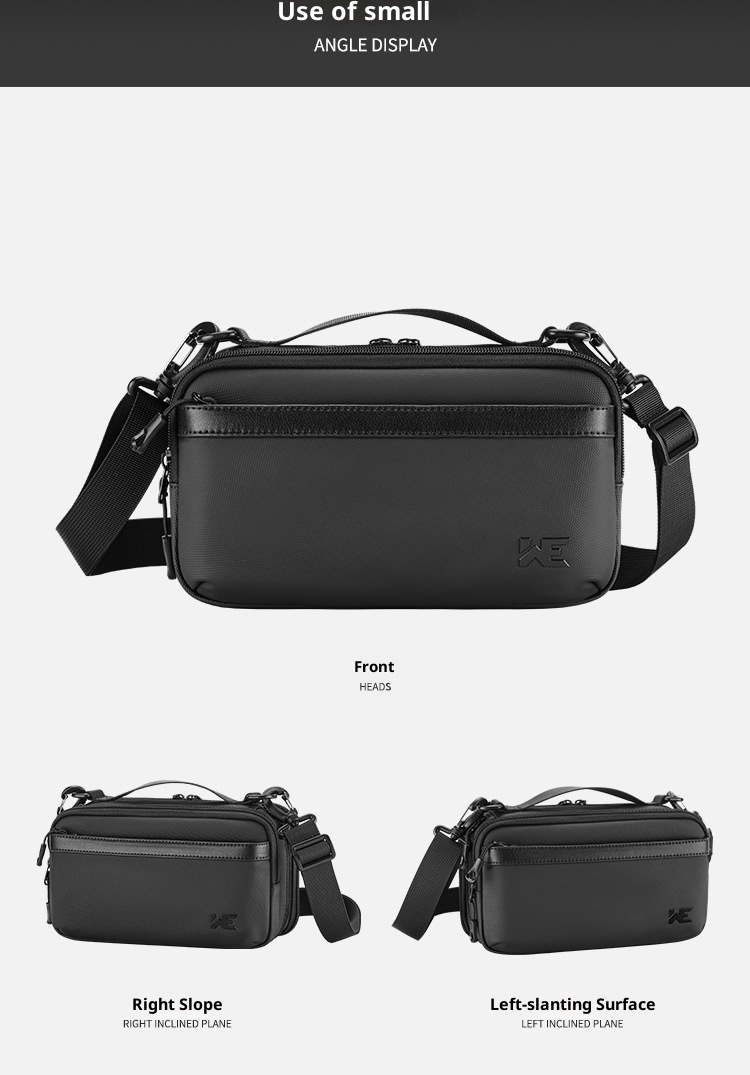 001 Nuevo bolso bandolera pequeño para hombre, elegante y moderno, ideal para viajes de negocios. Gran capacidad._voghion.com