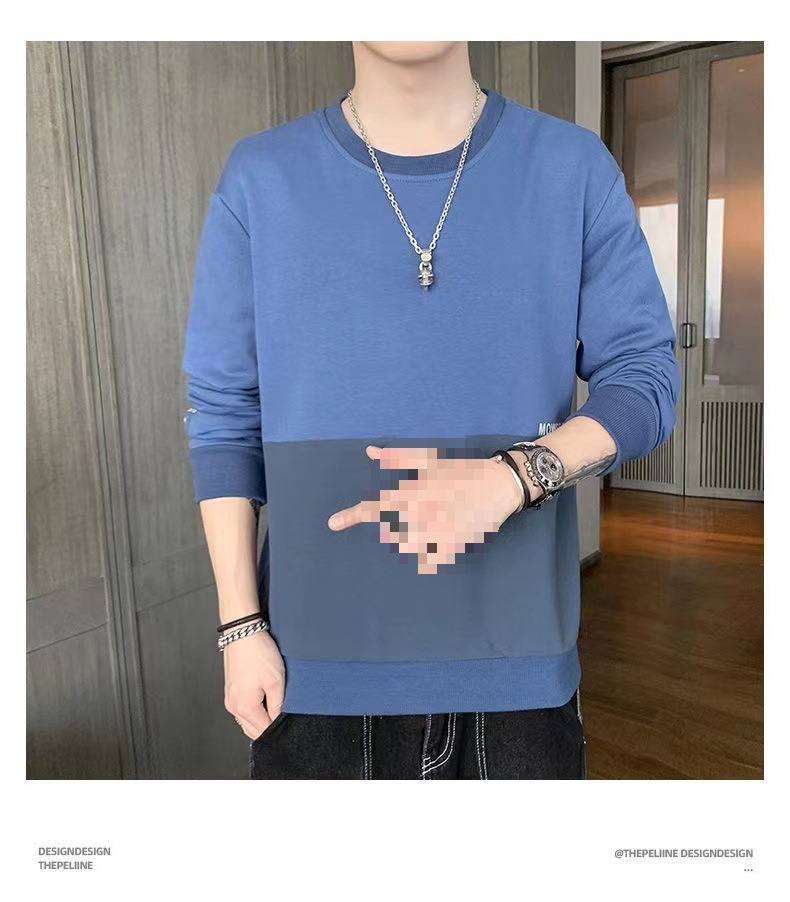 Ragazzo Abbigliamento primaverile e felpa transfrontaliero alla moda Camicia a maniche lunghe ampia Strato di base versatile Stile coreano Autunno_voghion.com