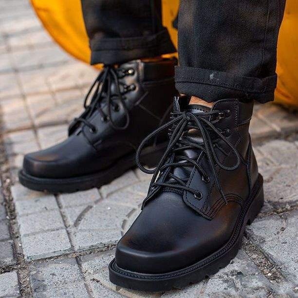 ShoeGlobe Outdoor High-Top Militärtrainings-Taktik-Wanderschuhe Martin Herren Sommer Arbeitsschuhe Warme Woll-Schneestiefel Damen_voghion.com