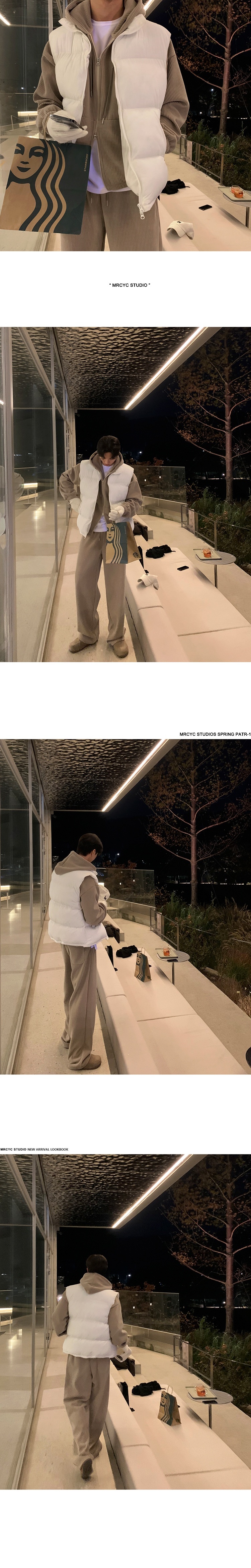 001 MYQ Herbst/Winter Freizeit-Sportanzug für Herren: Lockerer Kapuzen-Cardigan, drapierte, gerade geschnittene lange Hose_voghion.com