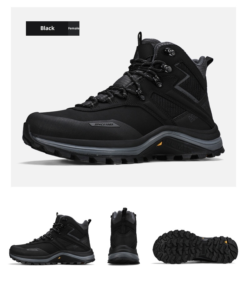 ShoeGlobe Hantu Waterproof Men's New Outdoor Non-Slip Shock Absorption Sports Rainproof Wear-Resistant Hiking Mountaineering_voghion.com