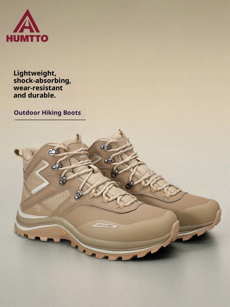 ShoeGlobe Hantu Waterproof Men's New Outdoor Non-Slip Shock Absorption Sports Rainproof Wear-Resistant Hiking Mountaineering_voghion.com