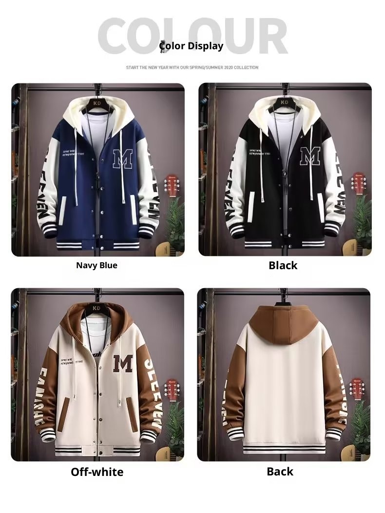 001 Hoodie Cardigan Jacket Large Size Short Sleeve Set Teenagers Spring And Autumn Sports Style For Junior High School_voghion.com