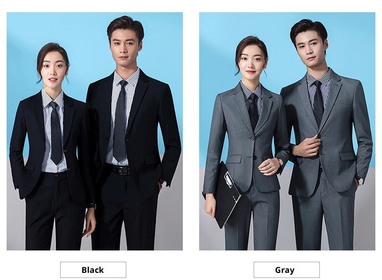 Conjunto de terno unissex profissional de três peças Cross-Border, sem necessidade de passar, para homens, ideal para negócios e ocasiões formais._voghion.com