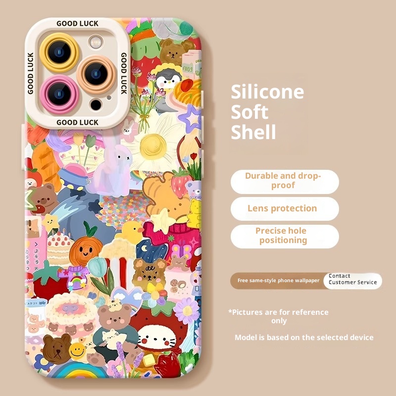 Custodia per telefono TechGlobe Animal Carnival Max Pro Nuovo modello 17 Spring Air Dopamine con cordino 16 set_voghion.com