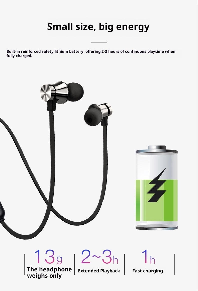 3c XT11 Magnetic Earphones Sports Bluetooth In-Ear Stereo Wireless Gift Factory Wholesale In Stock Noise Cancelling_voghion.com