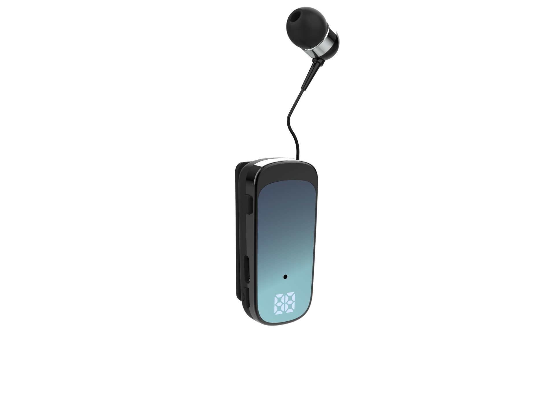 Auricolari Bluetooth con clip 3c, batteria a lunghissima durata, grande capacità, notifica di chiamata in arrivo, vibrazione, guida alla consegna_voghion.com
