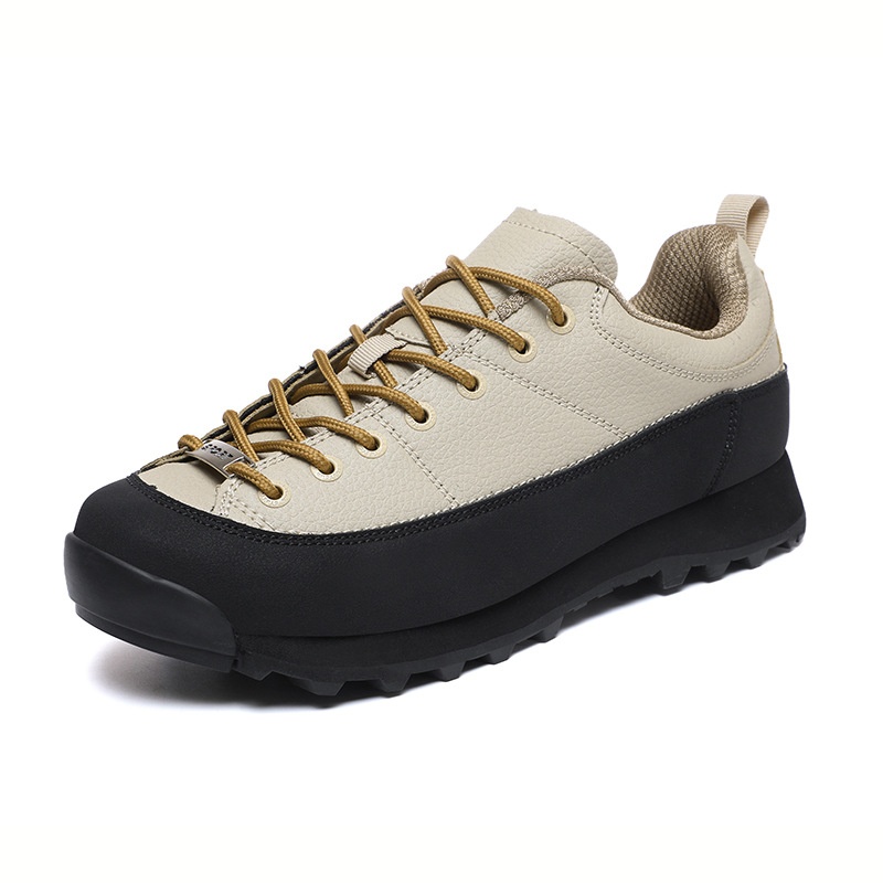 ShoeGlobe Monaco Scarpe basse da uomo in pelle per escursioni, campeggio, outdoor, impermeabili, antiscivolo, per sport di montagna_voghion.com
