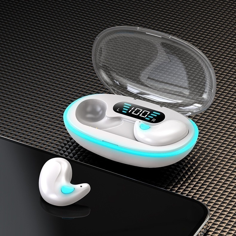3c Bluetooth Earphones Non-In-Ear Sleep Long-Wear No Pain Ultra-Thin Bone Conduction Long Battery Wireless Life Waterproof_voghion.com