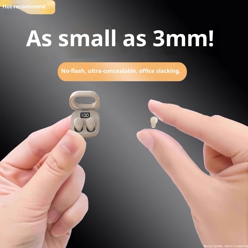 3c Sleep Bluetooth Earbuds True Wireless New Mini Ultra Small No Flashing Light Noise Cancelling In-Ear Unisex Earphones_voghion.com