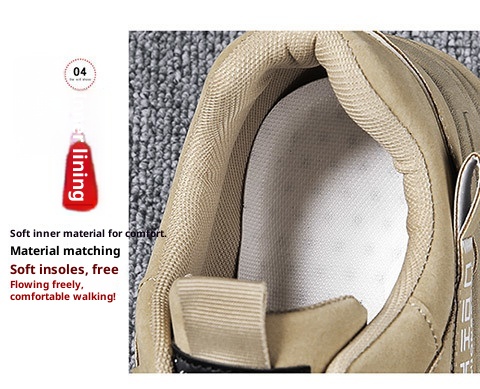 ShoeGlobe Herren Martin Boots Sommer Neu Dicke Sohle Höhenvergrößerung Wasserdicht Rutschfest Freizeit Sport Wandern Arbeit Sicherheit Trendy_voghion.com