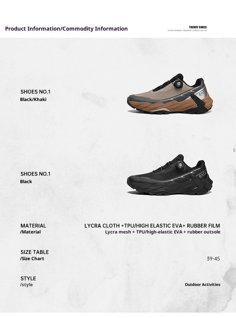 ShoeGlobe Men's Hiking 2024 New Spring Summer Breathable Sports Casual Waterproof Non-Slip Outdoor Running Travel Safety Shoes_voghion.com