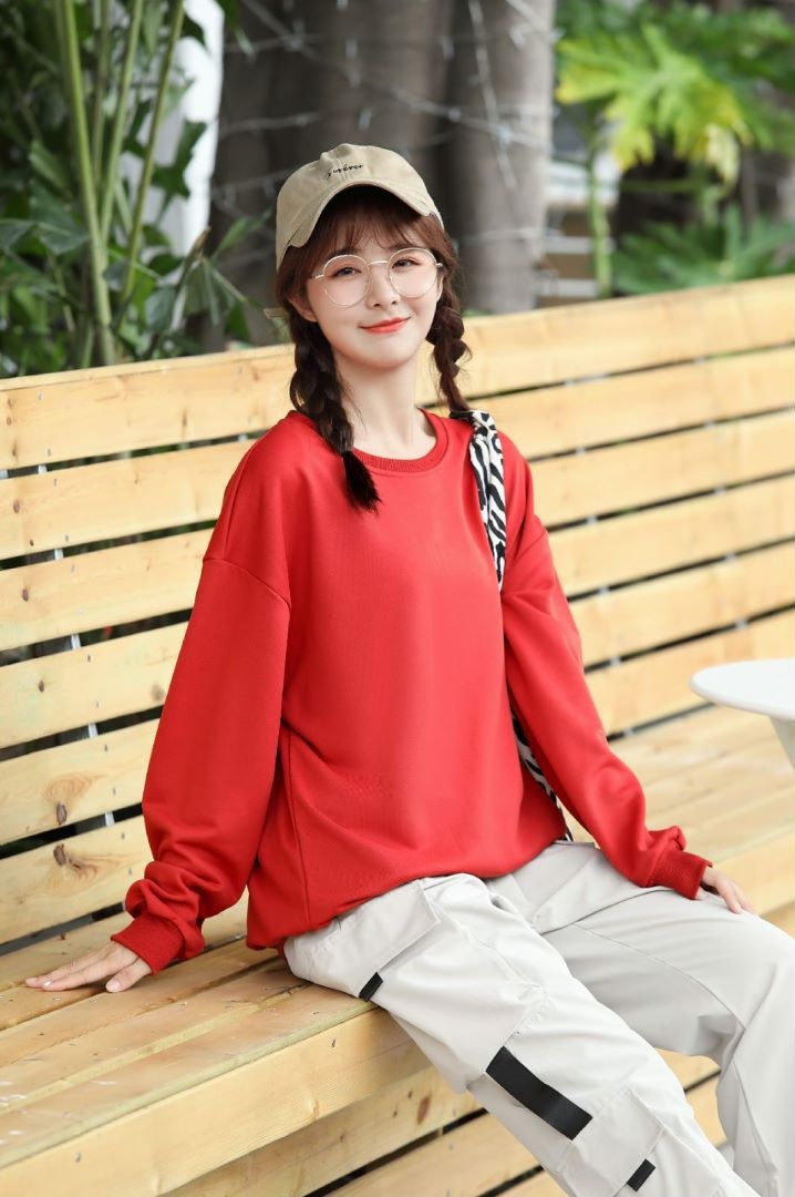 Sweat-shirt fin pour garçon, col rond, t-shirt publicitaire de groupe, manches longues, imprimé, uniforme scolaire, traitement personnalisé des vêtements_voghion.com