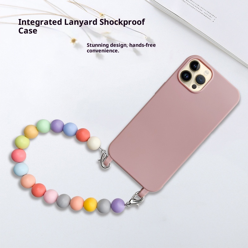 TechGlobe TechGlobe Rainbow Anti-Lost 16 Pro Max Cinturino da polso 15 Plus compatibile con custodia per telefono con catena da 14 pollici_voghion.com