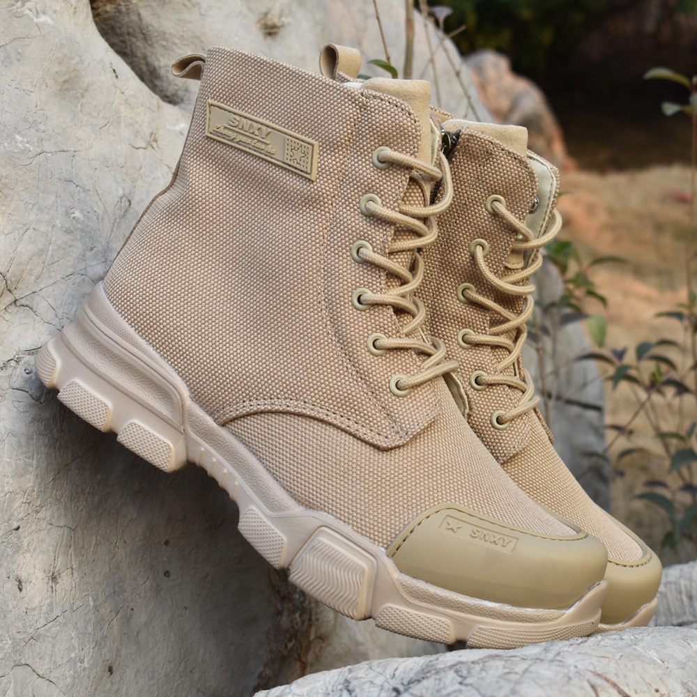 ShoeGlobe Outdoor Ultra-Light Waterproof Puncture-Resistant Training Boots For Men, Non-Slip, Windproof, Sandproof Desert Boots,_voghion.com