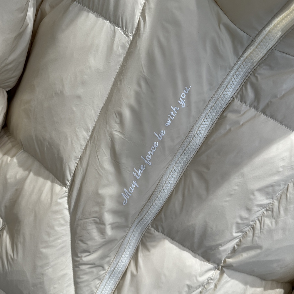 boy 23 New For Men, Thicened Letter Print Puffer Jacet, Stand Collar Trendy Men's Versatile Structured Down Jacet In_voghion.com