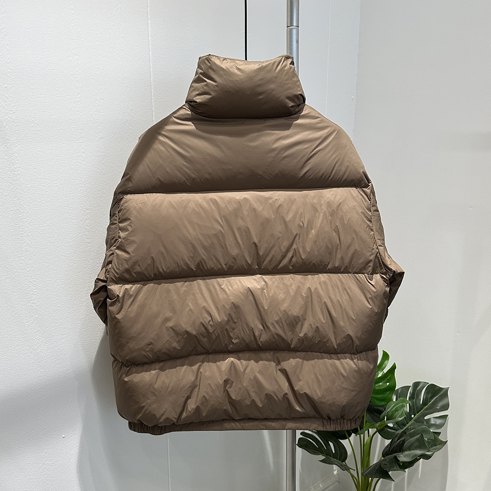 boy 23 New For Men, Thicened Letter Print Puffer Jacet, Stand Collar Trendy Men's Versatile Structured Down Jacet In_voghion.com