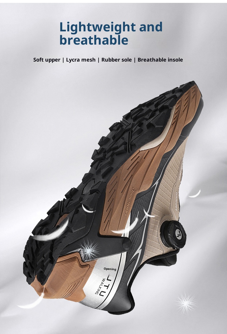 ShoeGlobe Men's Hiking 2024 New Spring Summer Breathable Sports Casual Waterproof Non-Slip Outdoor Running Travel Safety Shoes_voghion.com