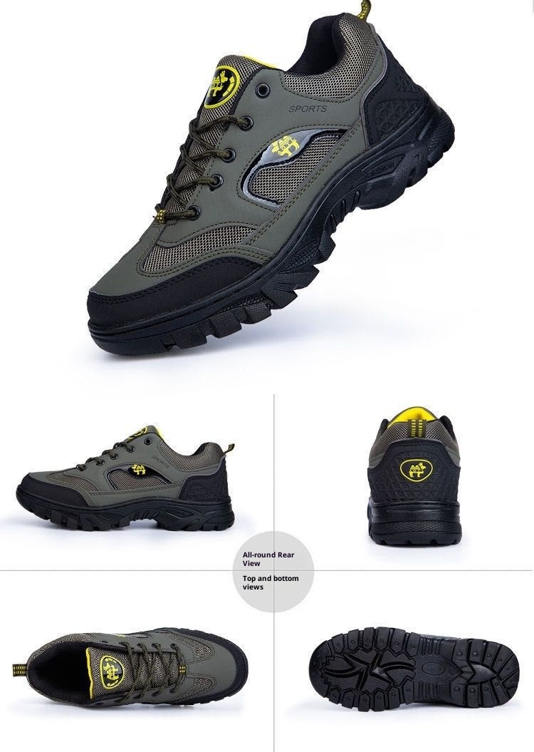 ShoeGlobe Sommer-Outdoor-Sportschuhe für Herren: Wasserdicht, rutschfest, abriebfest, atmungsaktiv, geruchshemmend, sicher für Reisen und Outdoor-Aktivitäten._voghion.com