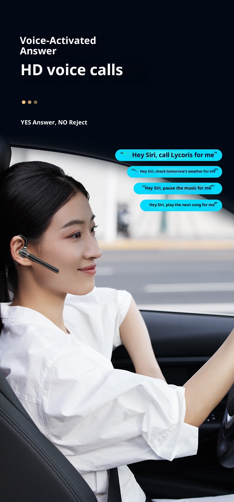 3c Cross-Border Neue kabellose Bluetooth-Kopfhörer für Unternehmen X6 In-Ear/Over-Ear mit extrem langer Akkulaufzeit, ENC-Anrufsteuerung und digitaler Sprachsteuerung_voghion.com