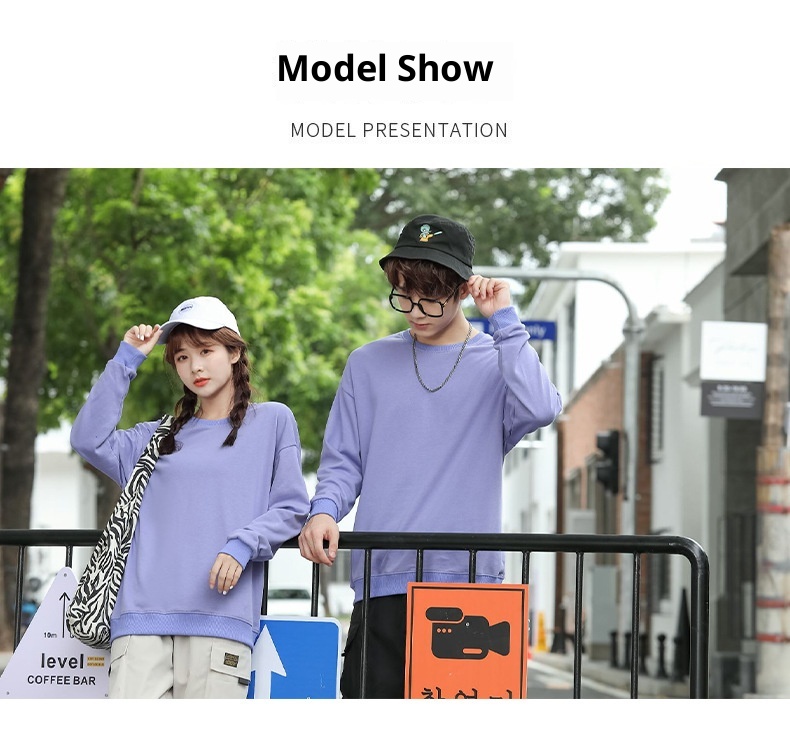 Sweat-shirt fin pour garçon, col rond, t-shirt publicitaire de groupe, manches longues, imprimé, uniforme scolaire, traitement personnalisé des vêtements_voghion.com