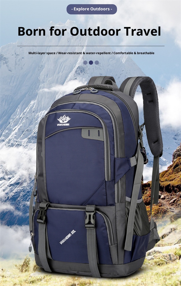 ActiveGo Sports Lare Capacity Water-Resistant Oxford Cloth Campin Backpack Men's Hikin Lon-Distance Travel Women's Luae_voghion.com