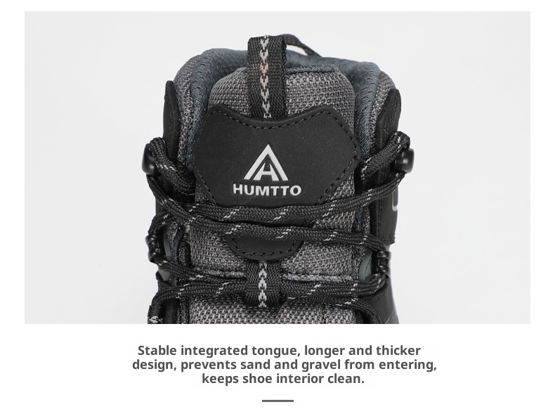 ShoeGlobe Hantu Outdoor Hiking Men, Autumn And Winter New High-top Anti-slip Waterproof Cushioning Wear-resistant Breathable_voghion.com