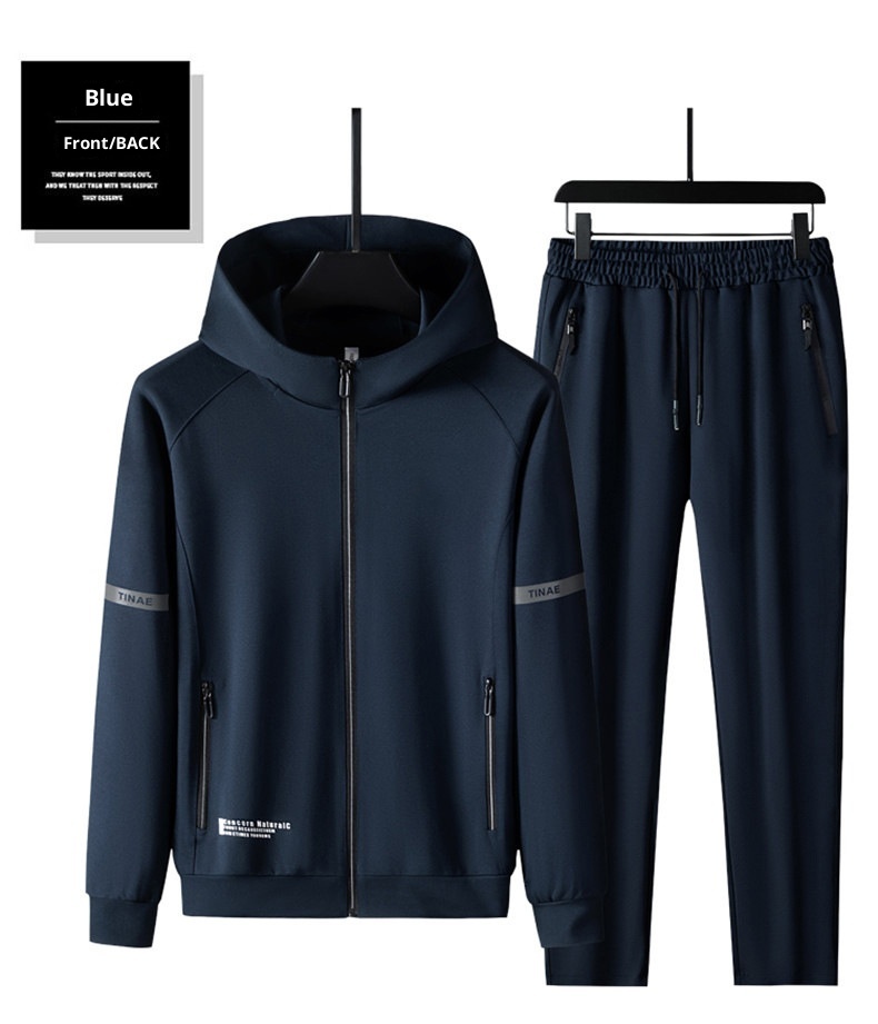 001 Cardigan con cappuccio spesso foderato in pile, di alta qualità, per uomo, autunno inverno, nuovo, casual, sportivo, taglie forti_voghion.com