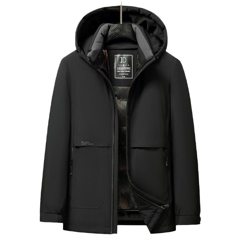 Giacca invernale da uomo con cappuccio staccabile, modello 2025, spessa, per uomo di mezza età_voghion.com