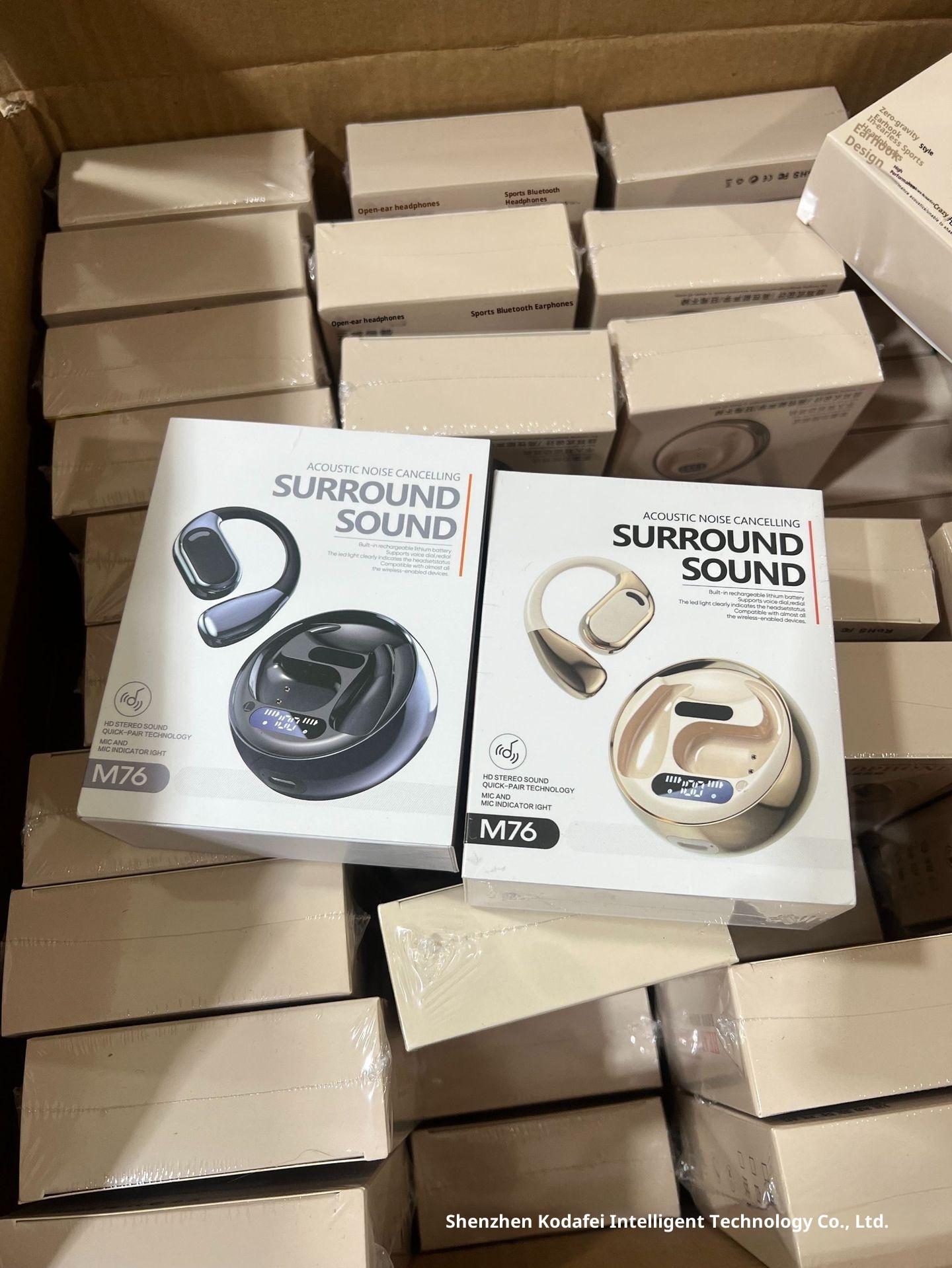 3c Bluetooth Earphones Non-In-Ear Sleep Long-Wear No Pain Ultra-Thin Bone Conduction Long Battery Wireless Life Waterproof_voghion.com