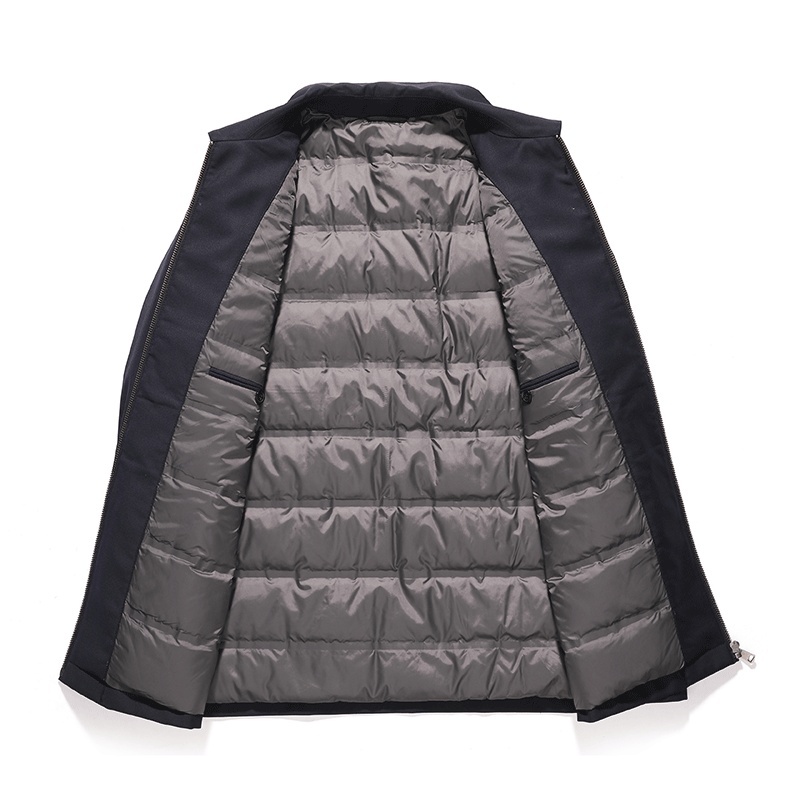 Doudoune chaude et épaisse en duvet de canard pour garçon, col rabattu_voghion.com