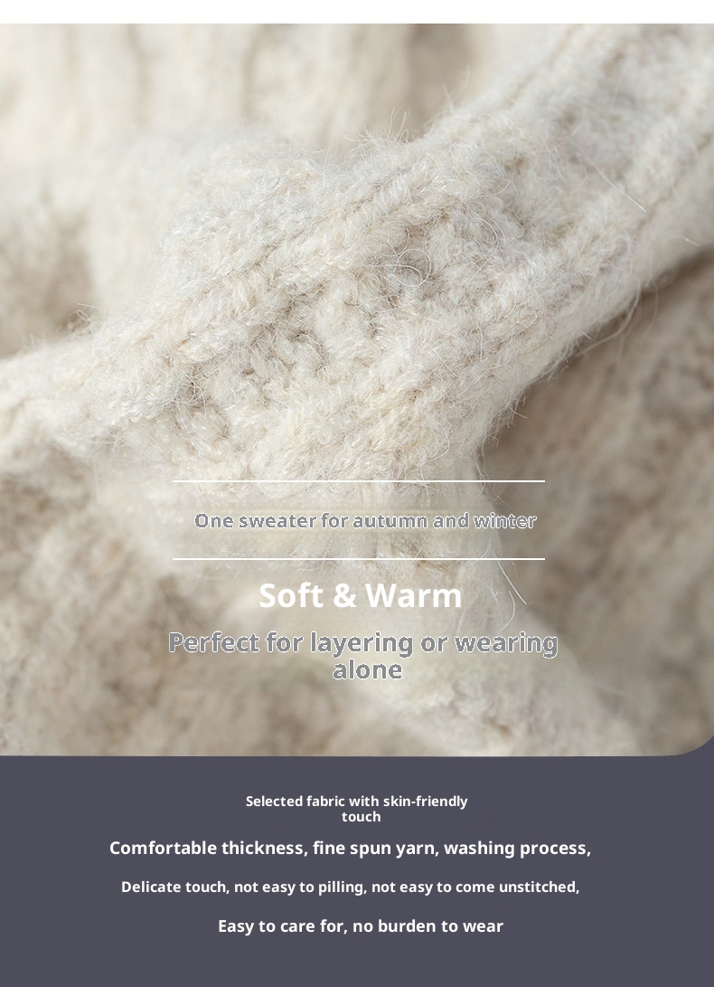 1 2025 Inverno Uomo Versione Coreana Largo Trendy Personalità Ins Maglione Lavorato a Maglia Base Ispessita Abbigliamento_voghion.com