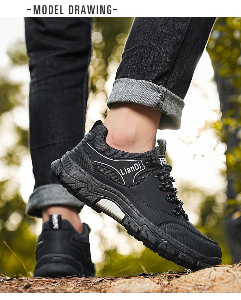 ShoeGlobe Safety 2024 Winter New Outdoor Hiking Non-Slip Trendy Men's Casual Thick-Soled Retro Work Shoes_voghion.com