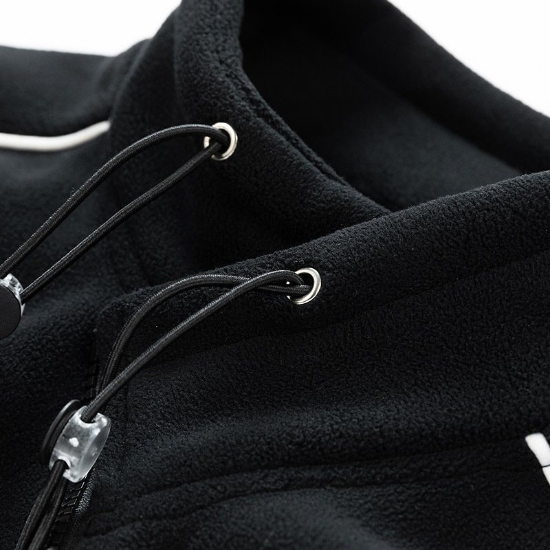 boy Boy Stand Collar 2023 New Men's Sweatshirt Winter Polar Fleece Half Zipper Warm Base Shirt Men_voghion.com