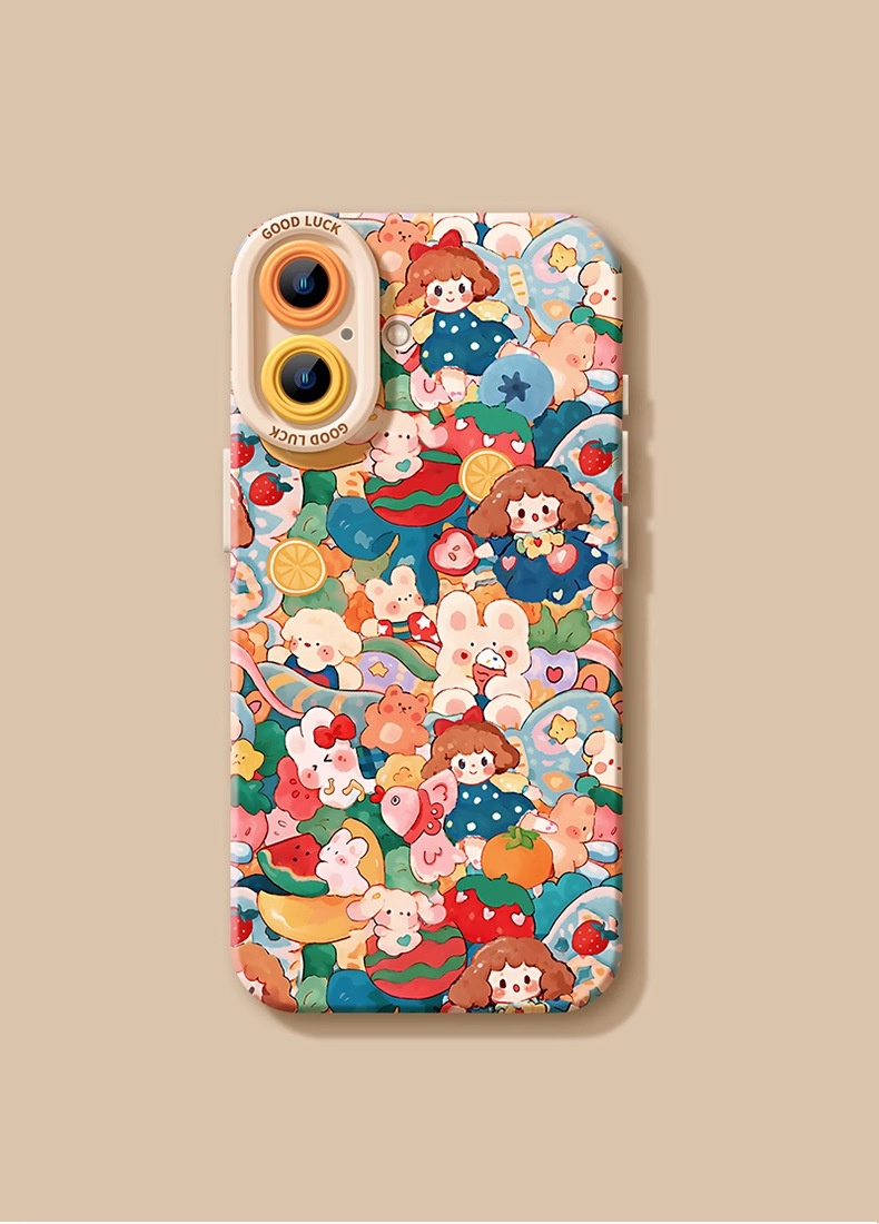 Custodia per telefono TechGlobe Animal Carnival Max Pro Nuovo modello 17 Spring Air Dopamine con cordino 16 set_voghion.com