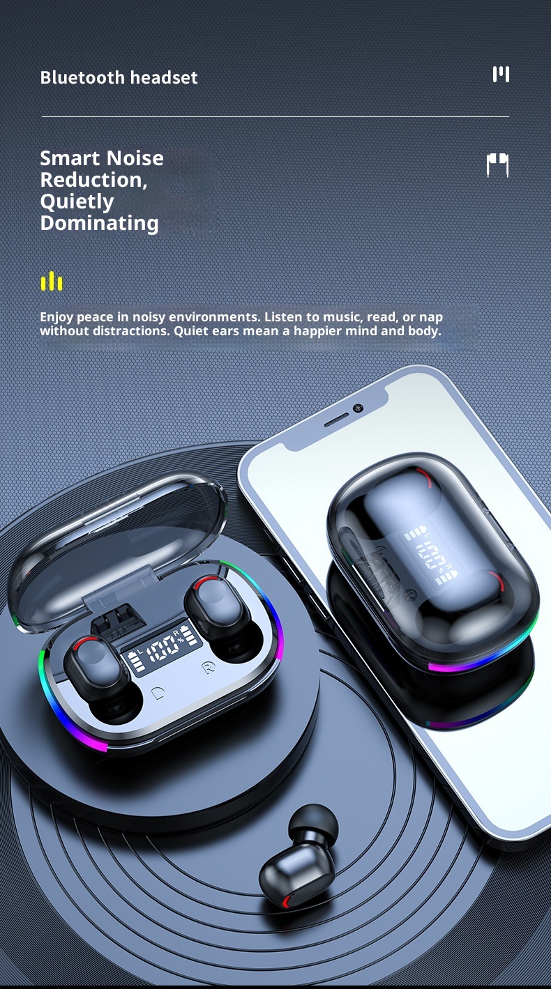 3c Bluetooth Headset Suitable For Huawei, Android, , Wireless, Long-wearing Comfort, Mini, Deep Bass, High Sound_voghion.com