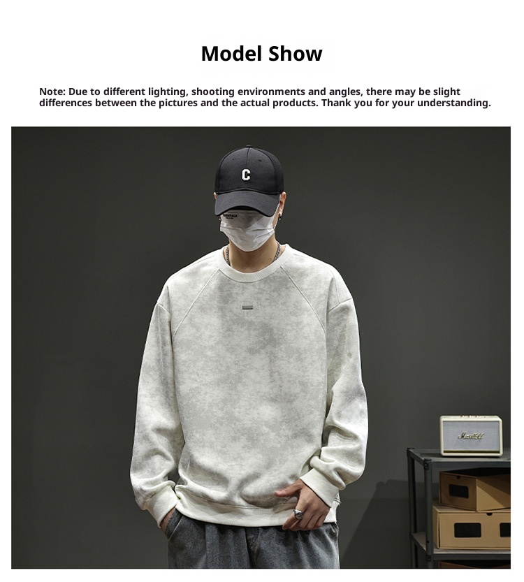 Maglietta a maniche lunghe alla moda in stile americano per uomo, 2025, nuova felpa da uomo di alta qualità, strato di base largo per giovani, per primavera e autunno_voghion.com