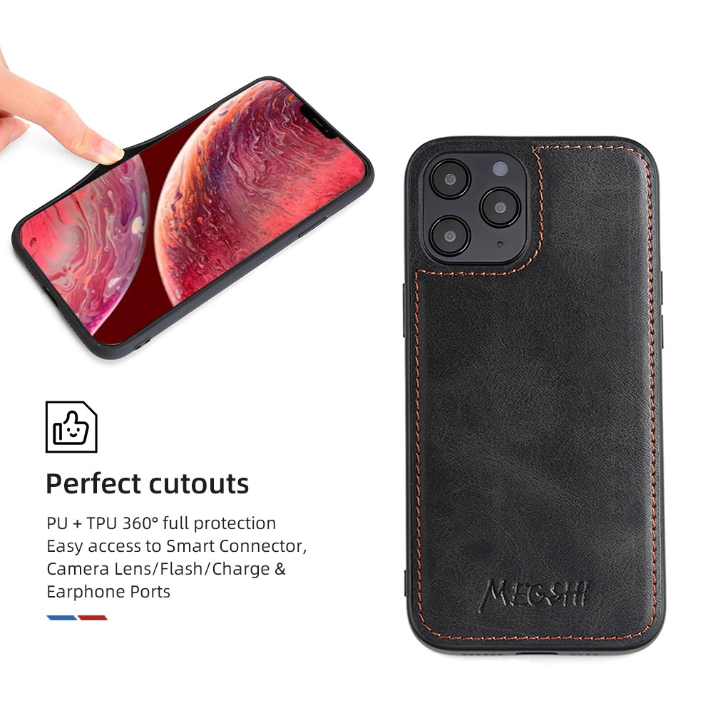 TechGlobe TechGlobe Bestseller 15ProMax Handyhülle aus Leder mit diagonalem Kreuzdesign, passend für iPhone 15, multifunktionale Brieftaschen-Handyhülle S23U_voghion.com