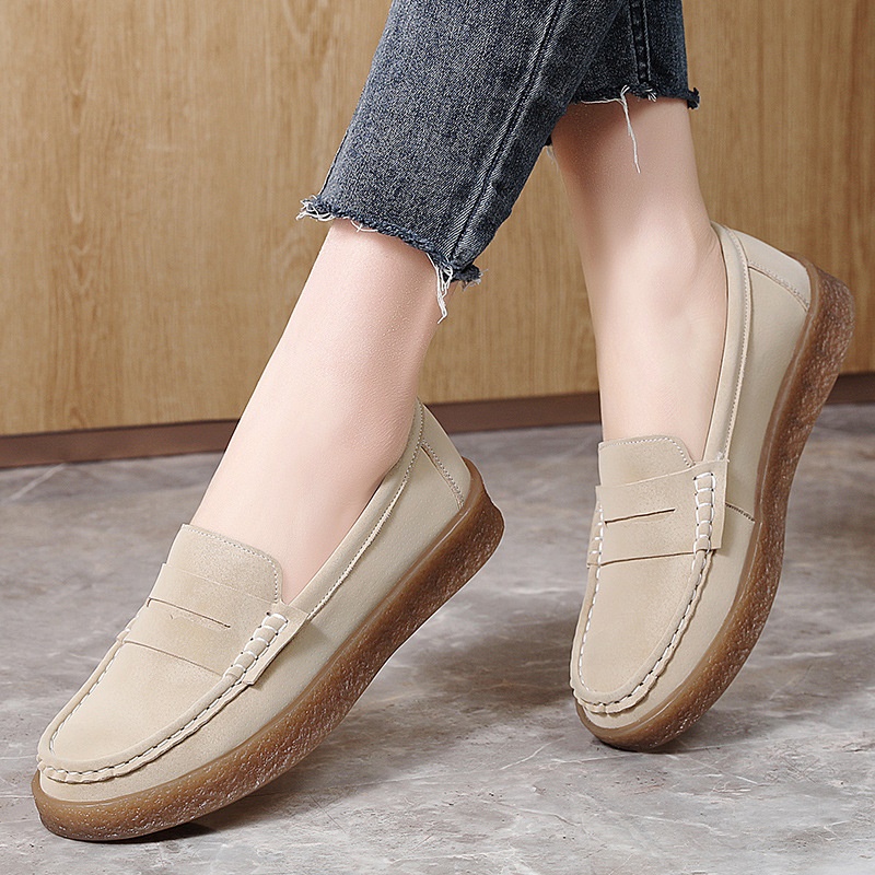 2025 Hot-selling nieuwe stijl loafers gepolijst rijden grensoverschrijdende Europese en Amerikaanse grote maten damesschoenen_voghion.com