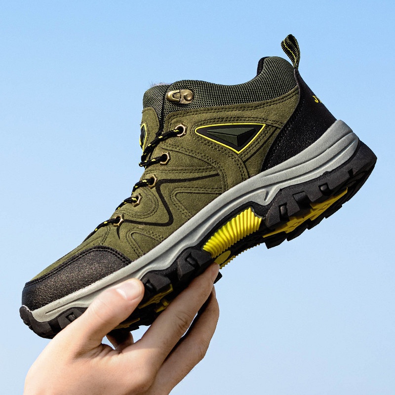 ShoeGlobe, scarpe da trekking da uomo di grandi dimensioni, spesse, impermeabili, antiscivolo, foderate in pile, in cotone, da viaggio, stivali da neve per esterni_voghion.com