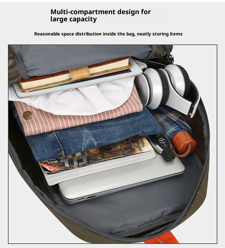 Zaino estivo ActiveGo, nuovo, da trekking, per sport all'aria aperta, a doppia spalla, per uomo, grande capacità, campeggio, viaggi, resistente all'usura_voghion.com