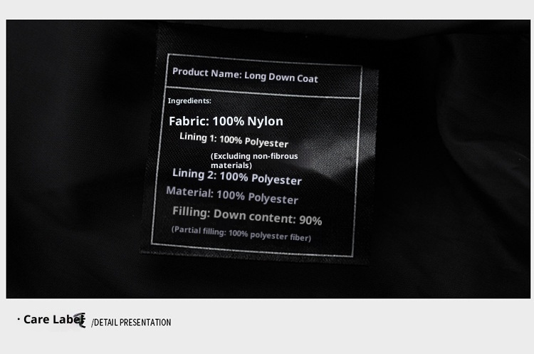 boy High-end Black Gold White Goose Thickened Down Jacket Winter Mid-length Casual Cold-proof Warm Coat Men's Trendy_voghion.com